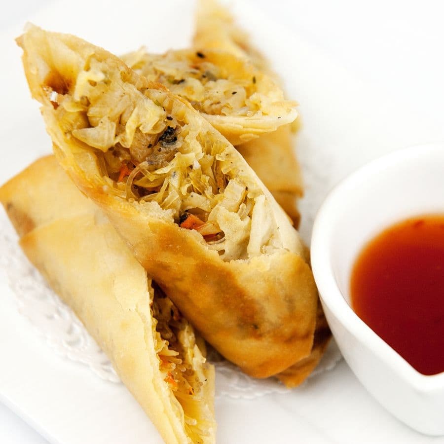 Veggie Spring Rolls Platter 25 pcs